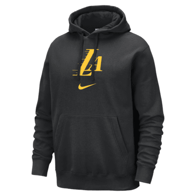 Los Angeles Lakers Club Fleece City Edition Men s Nike NBA Pullover Hoodie